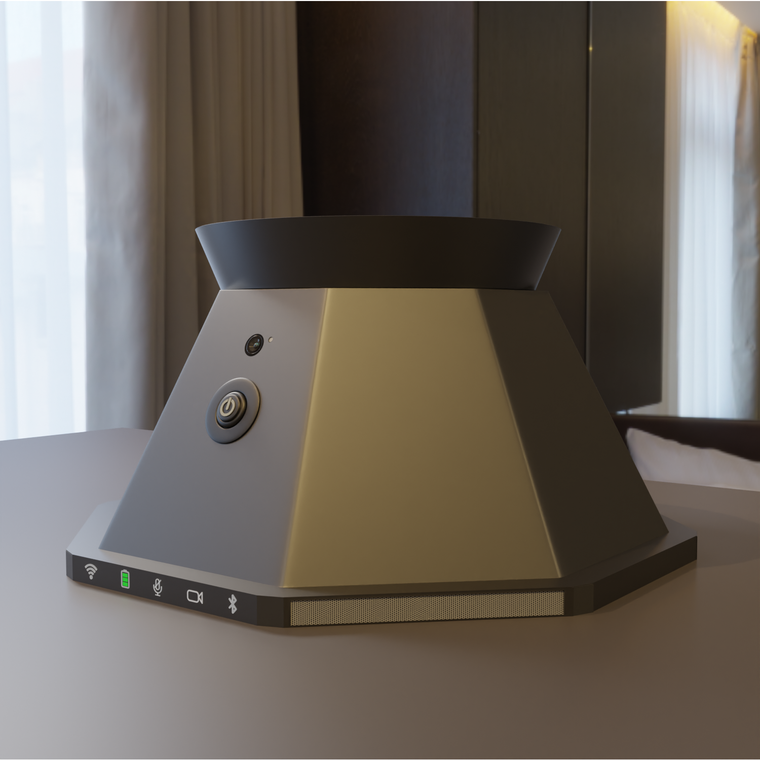 3D model of TETRAH — side view